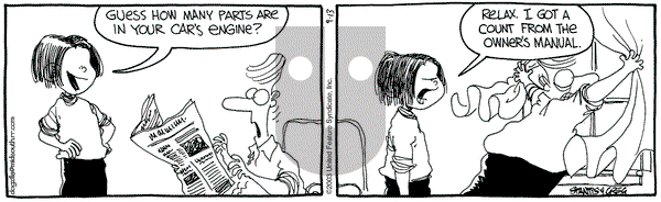 The Buckets on Saturday September 13, 2003 Comic Strip