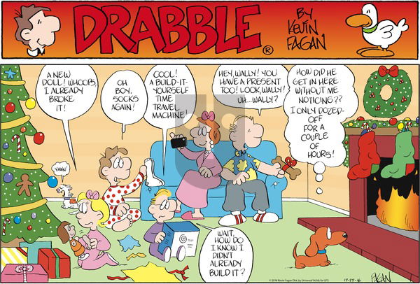 Drabble on Sunday December 25, 2016 Comic Strip
