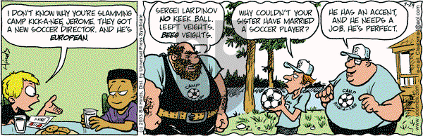 Cleats on Sunday November 30, 2003 Comic Strip