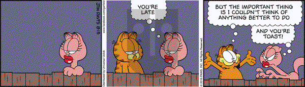 Garfield on Saturday August 13, 2016 Comic Strip