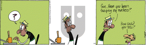 The Knight Life on Monday September 8, 2014 Comic Strip