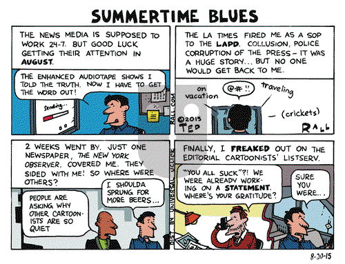 Ted Rall on Thursday August 20, 2015 Comic Strip