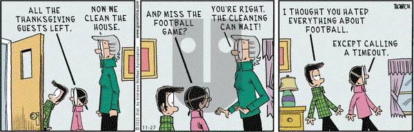 Grand Avenue on Thursday November 27, 2025 Comic Strip