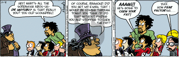 Cleats - Tuesday November 4, 2003 Comic Strip