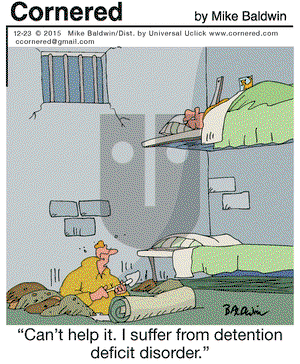 Cornered on Wednesday December 23, 2015 Comic Strip