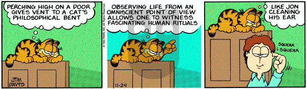 Garfield on Thursday November 24, 1983 Comic Strip