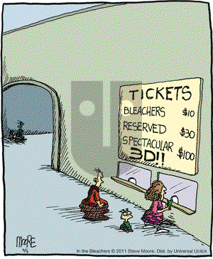 In the Bleachers on Wednesday July 6, 2011 Comic Strip