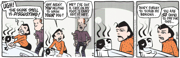 Pooch Cafe on Monday April 2, 2007 Comic Strip
