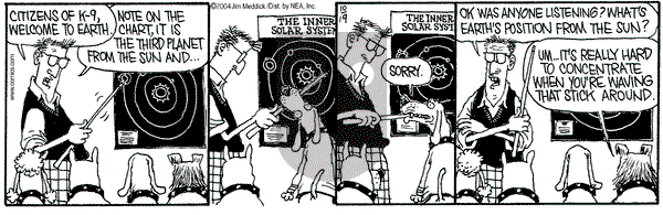 Monty - Tuesday October 19, 2004 Comic Strip