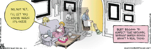 Non Sequitur on Tuesday April 1, 2014 Comic Strip