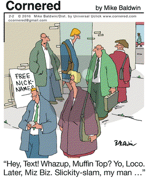 Cornered on Tuesday February 2, 2016 Comic Strip