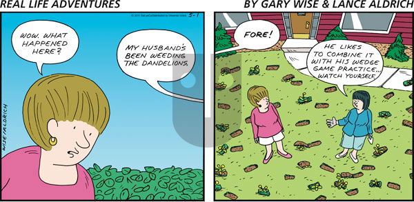 Real Life Adventures on Wednesday April 30, 2025 Comic Strip