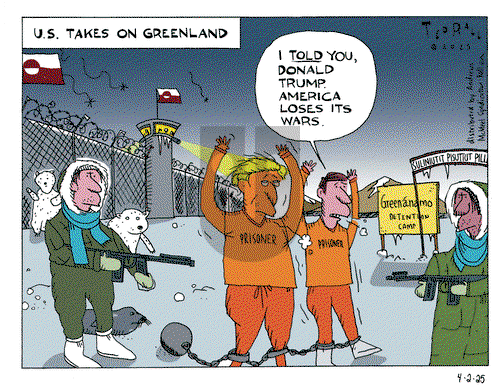 Ted Rall on Wednesday April 2, 2025 Comic Strip