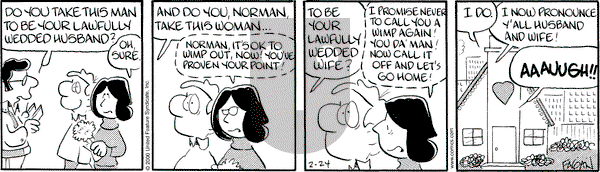 Drabble on Thursday February 24, 2000 Comic Strip