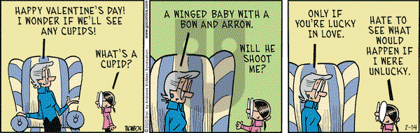 Grand Avenue on Friday February 14, 2020 Comic Strip