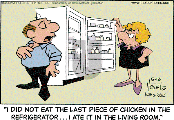 The Lockhorns on Tuesday May 13, 2025 Comic Strip