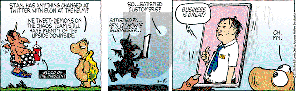 Over the Hedge - Tuesday November 15, 2022 Comic Strip