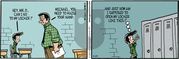 Grand Avenue on Tuesday September 29, 2015 Comic Strip