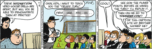 Cleats on Friday March 7, 2003 Comic Strip