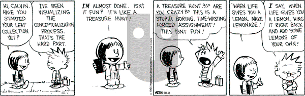 Calvin and Hobbes on Thursday October 8, 2015 Comic Strip