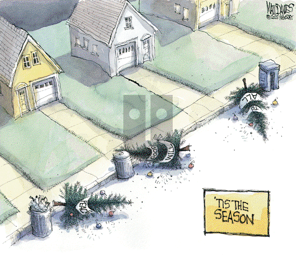 Matt Davies on Thursday December 31, 2015 Comic Strip