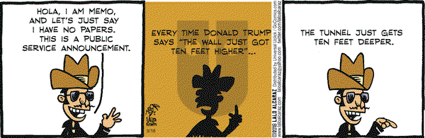 La Cucaracha on Wednesday March 16, 2016 Comic Strip