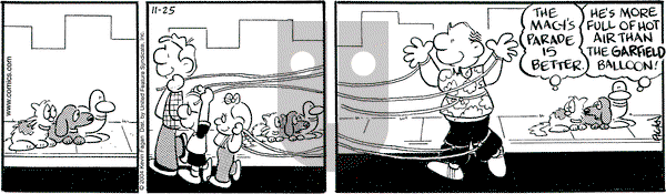 Drabble on Thursday November 25, 2004 Comic Strip