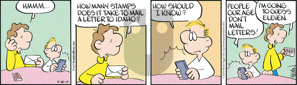 Drabble on Monday September 28, 2015 Comic Strip