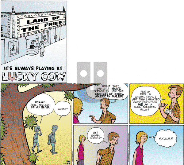 Lucky Cow on Sunday August 27, 2006 Comic Strip