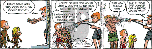 Cleats on Tuesday August 31, 2004 Comic Strip