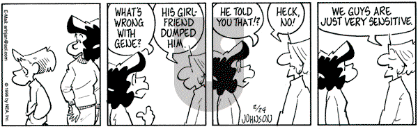 Arlo and Janis on Saturday February 24, 1996 Comic Strip