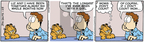 Garfield on Thursday January 25, 2007 Comic Strip