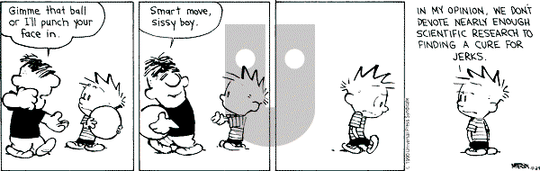 Calvin and Hobbes - Monday October 29, 1990 Comic Strip