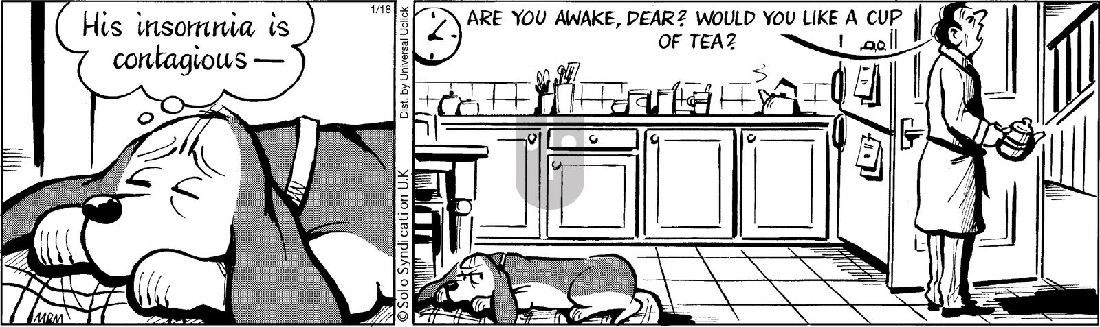 Fred Basset on Saturday January 18, 2014 Comic Strip