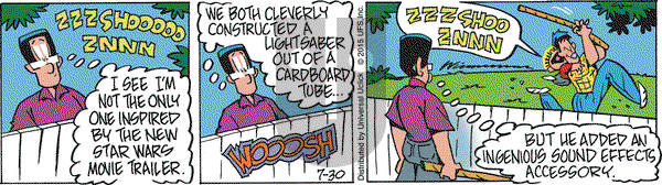 Rose is Rose on Thursday July 30, 2015 Comic Strip