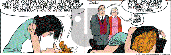 9 Chickweed Lane on Monday October 10, 2016 Comic Strip