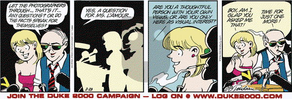 Doonesbury on Wednesday February 23, 2000 Comic Strip