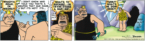 Alley Oop on Saturday July 1, 2017 Comic Strip