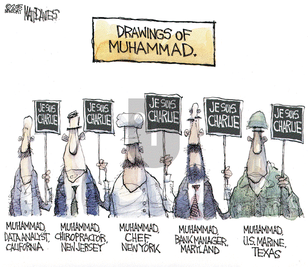 Matt Davies on Wednesday January 14, 2015 Comic Strip