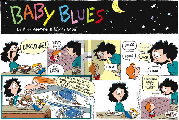 Baby Blues on Sunday November 17, 1996 Comic Strip
