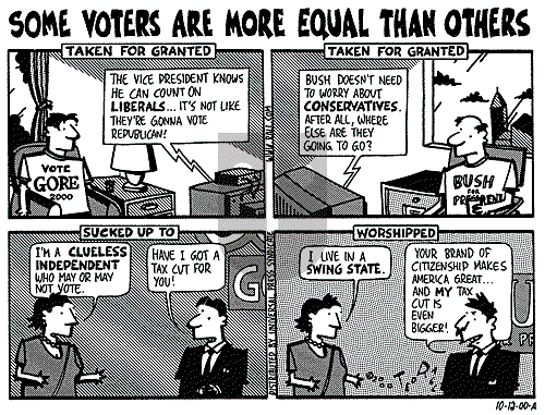 Ted Rall on Thursday October 12, 2000 Comic Strip