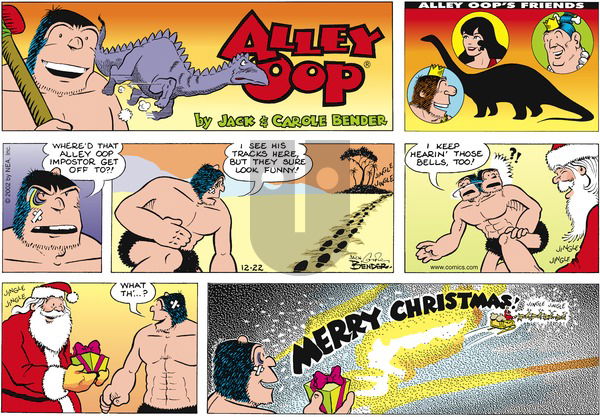 Alley Oop on Sunday December 22, 2002 Comic Strip