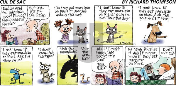 Cul de Sac on Sunday May 24, 2015 Comic Strip