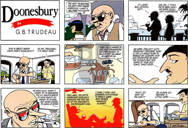 Doonesbury - Sunday June 24, 1990 Comic Strip