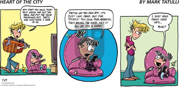 Heart of the City on Sunday July 29, 2018 Comic Strip