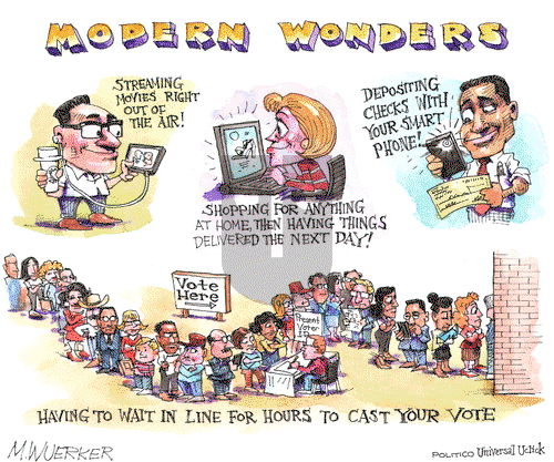 Matt Wuerker on Wednesday April 20, 2016 Comic Strip