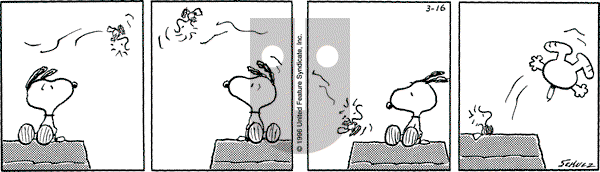 Peanuts - Saturday March 16, 1996 Comic Strip