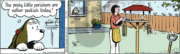 Fred Basset on Wednesday July 15, 2015 Comic Strip