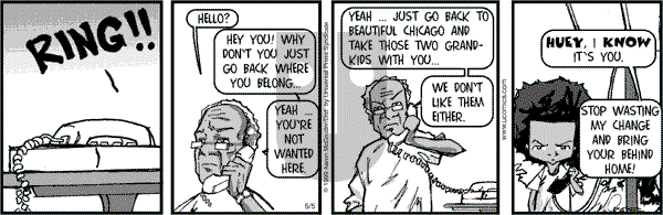 The Boondocks on Friday December 6, 2013 Comic Strip