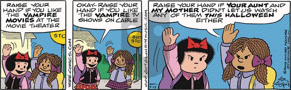 Nancy on Monday November 9, 2009 Comic Strip